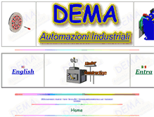 Tablet Screenshot of dema-automazioni.com